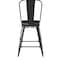 Flash Furniture 24" Black Metal Counter Stool-Black Poly Seat CH-31320-24GB-BK-PL2B-GG - alternate 9